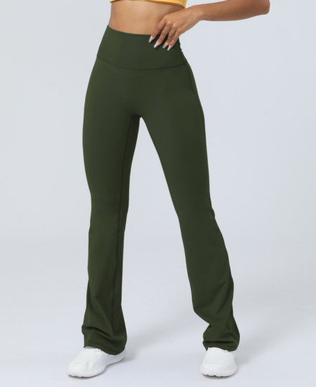 Flat Waist Flare Pants