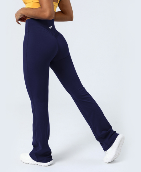 Flat Waist Flare Pants